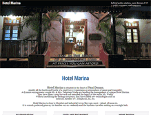 Tablet Screenshot of hotelmarinadaman.com